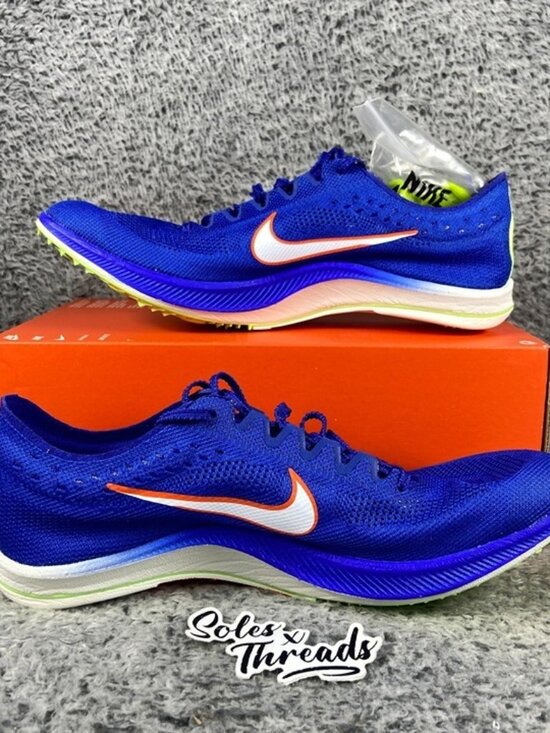 Nike ZoomX Dragonfly Track Spikes Size 8 Men = 9.5 Women Blue Lime CV0400-400 main image 6